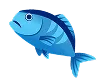 blue fish
